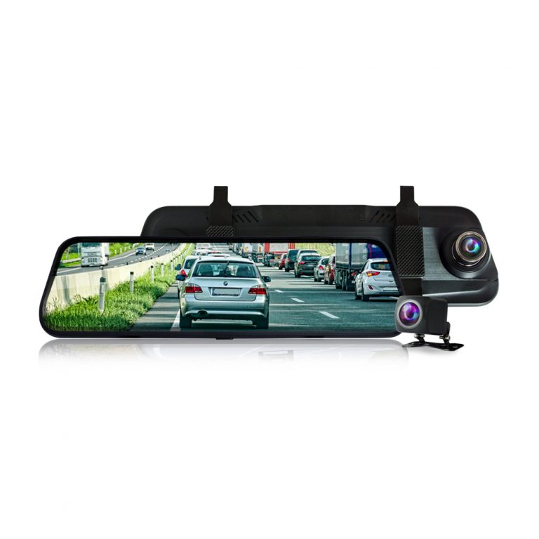 CR13 全螢幕電子式觸控雙1080P後視鏡行車記錄器